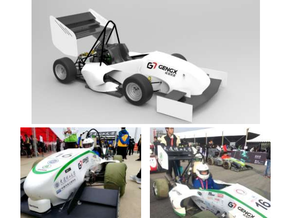 Carbon Fiber Formula Racing Car Body